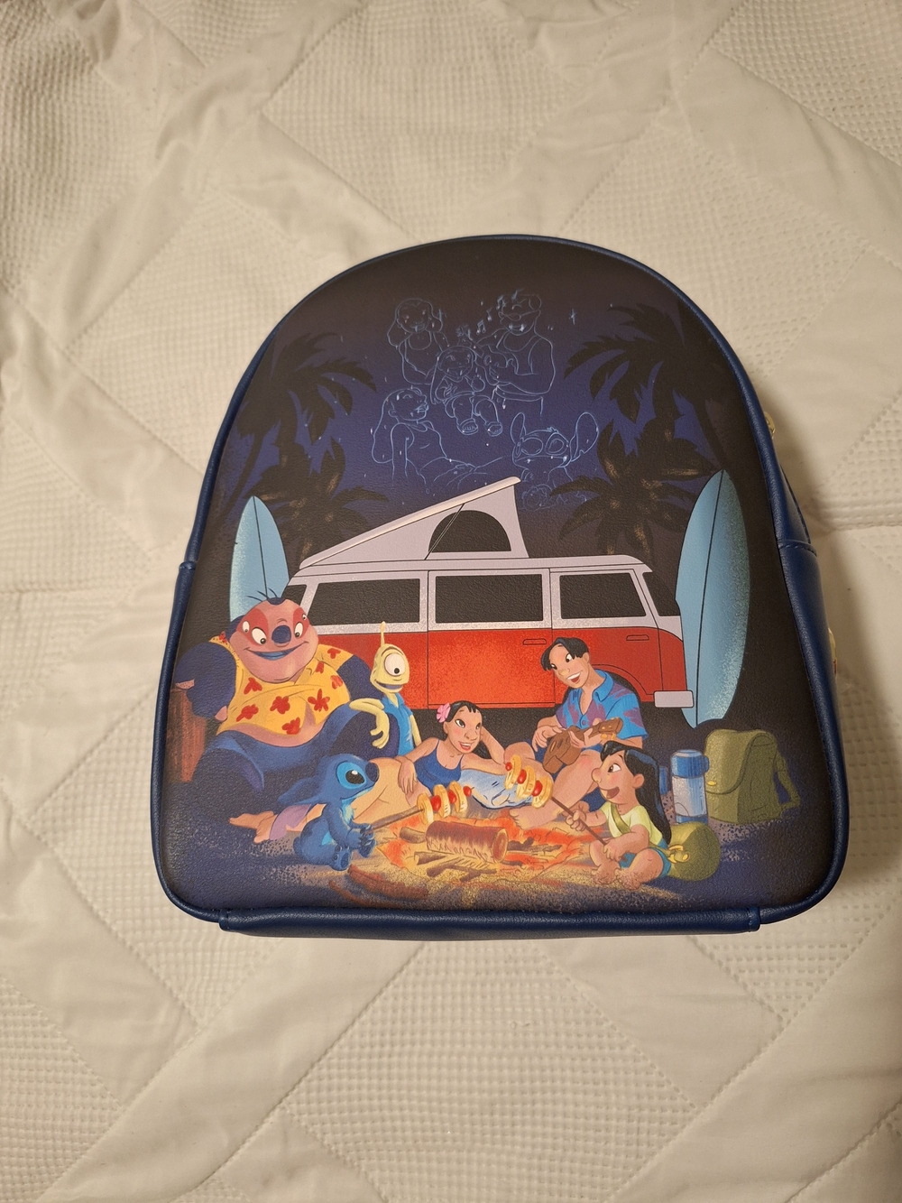 Lilo & Stitch Campfire On The Beach Mini Backpack
